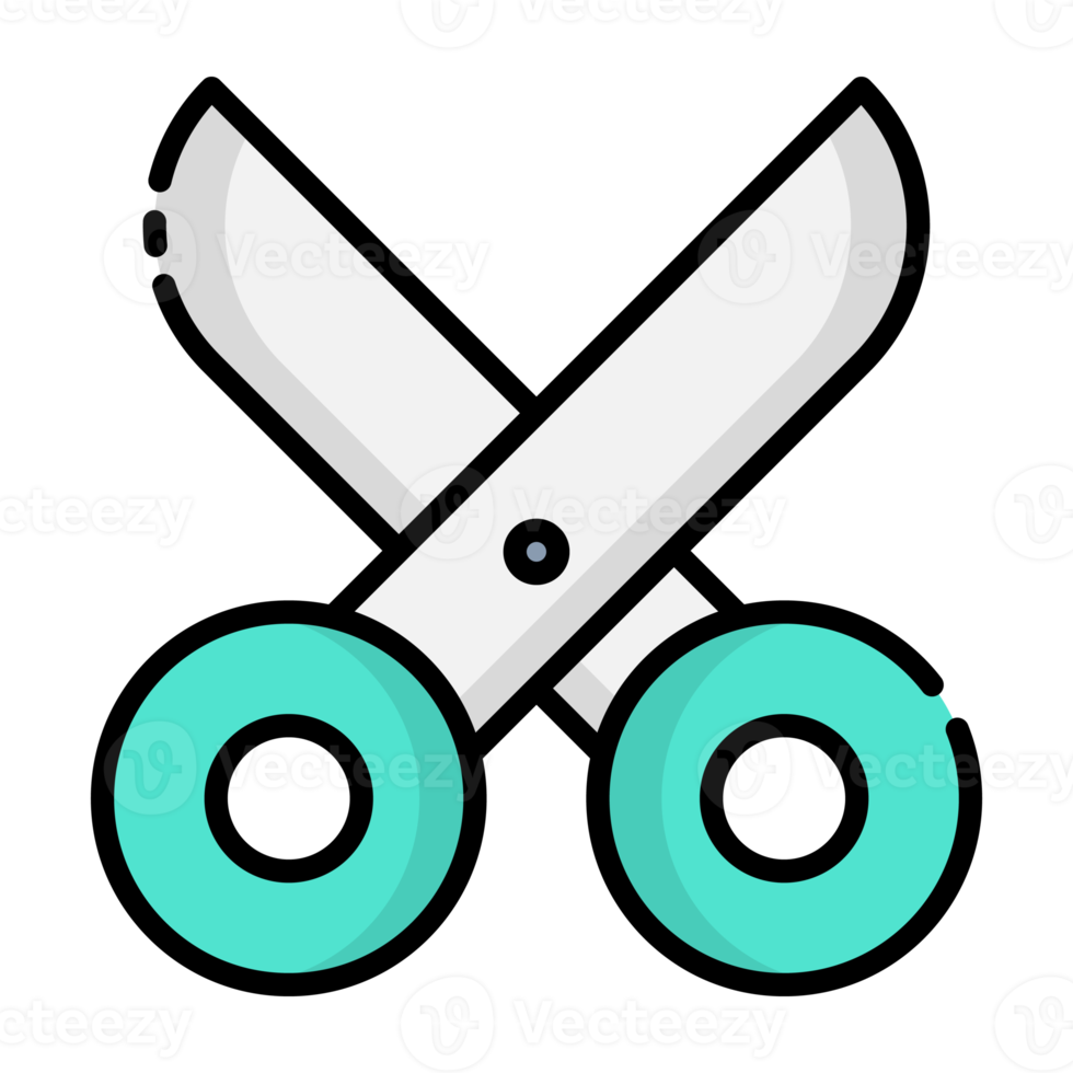 Cartoon Scissors icon. 18818206 PNG