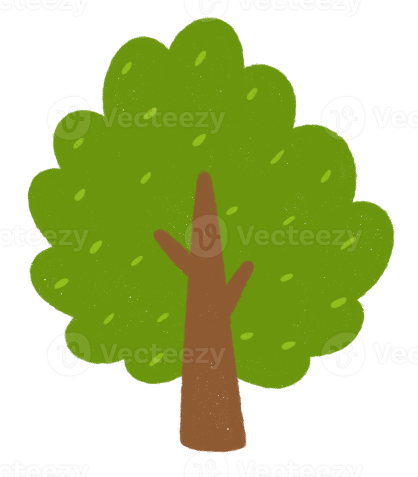 ícone de árvore verde. png