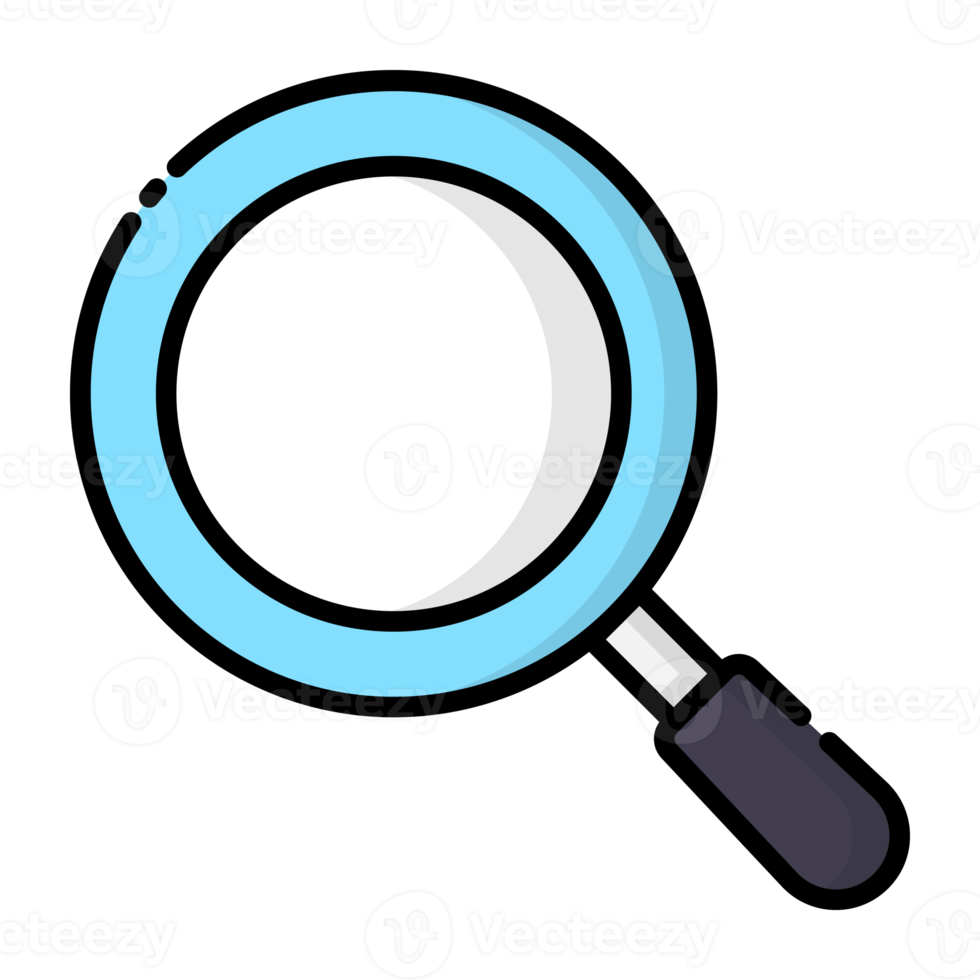 Search, magnifying glass icon. png