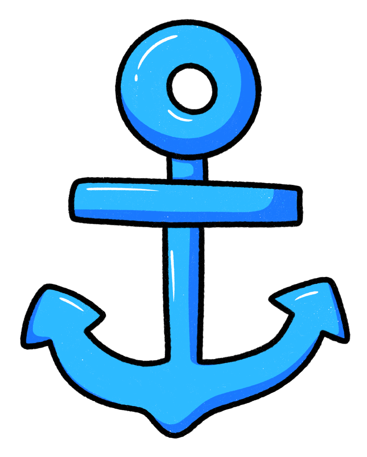 Anchor cartoon icon 18818699 PNG