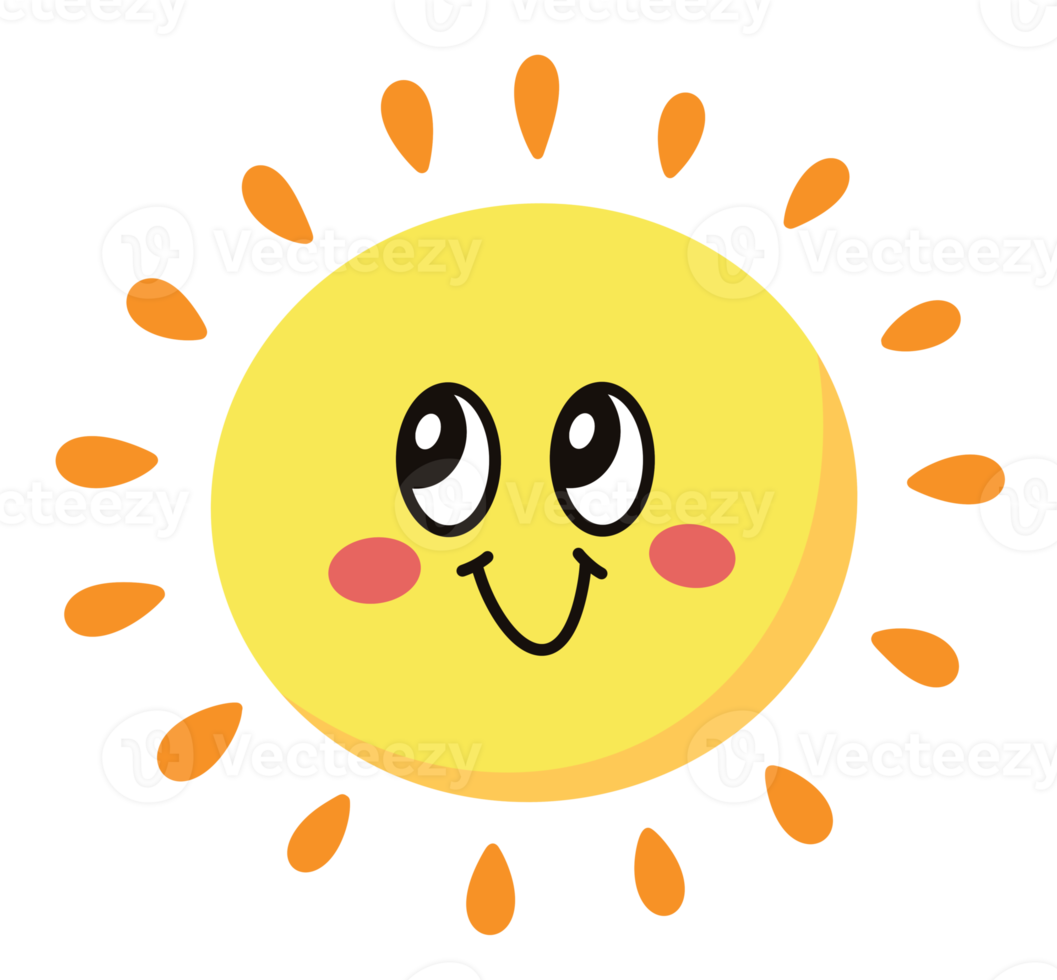 Sun Cartoon character icon png