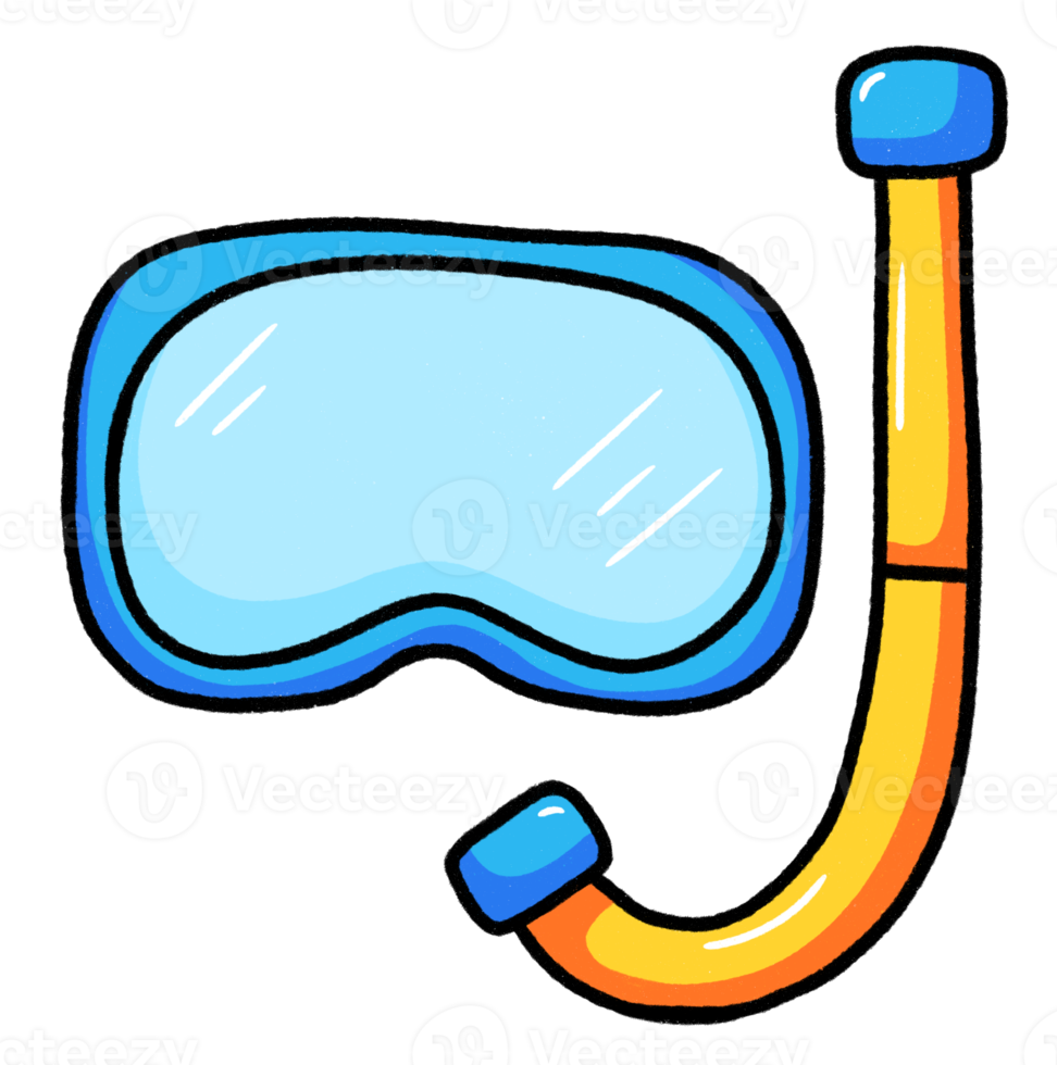 dykning mask med snorkel dykning symbol under vattnet ikon png