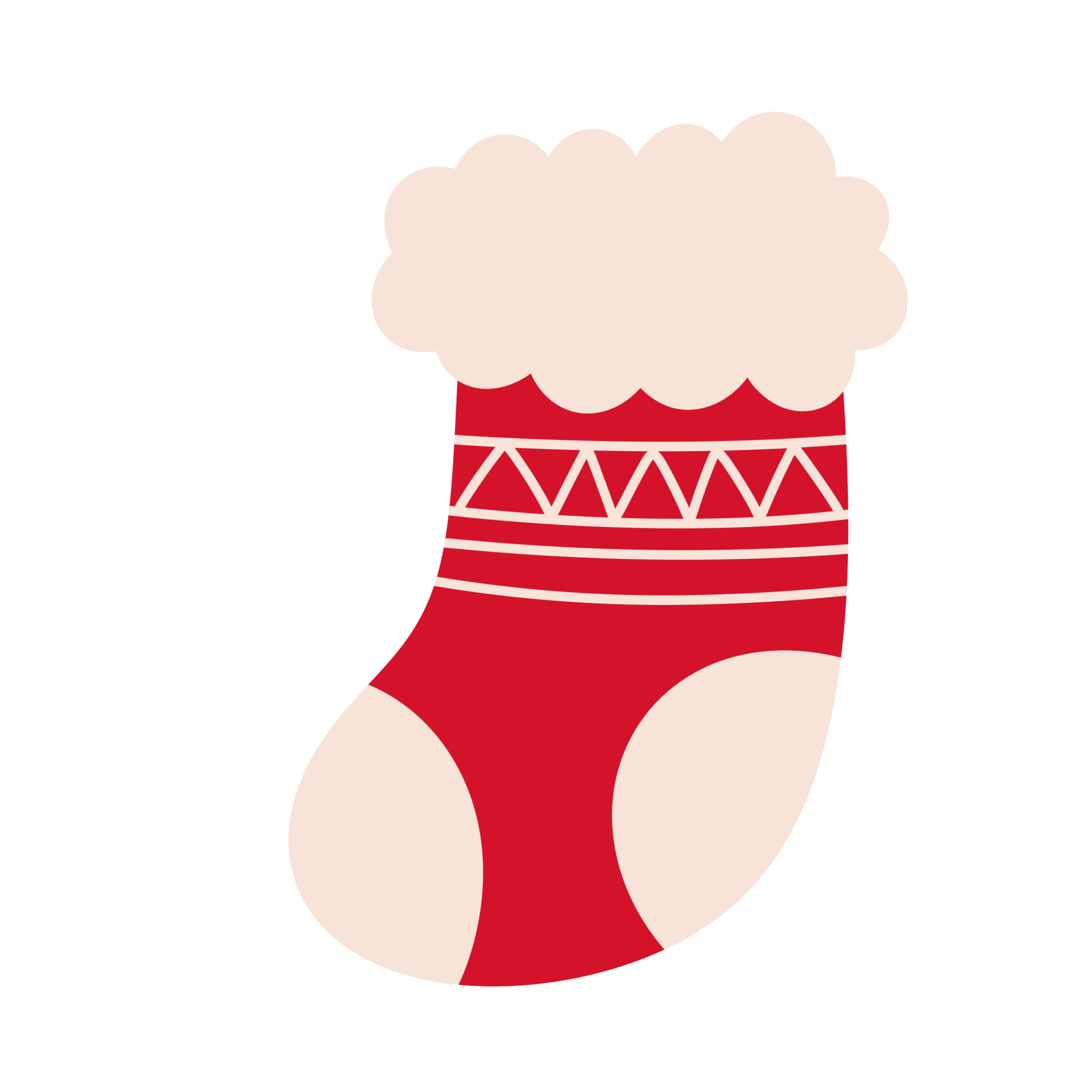 Christmas sock icon. 18818870 PNG