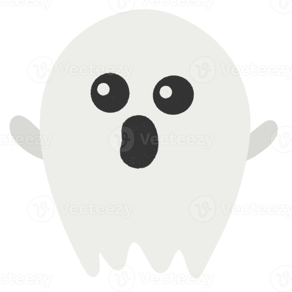 Halloween ghost icon cartoon png