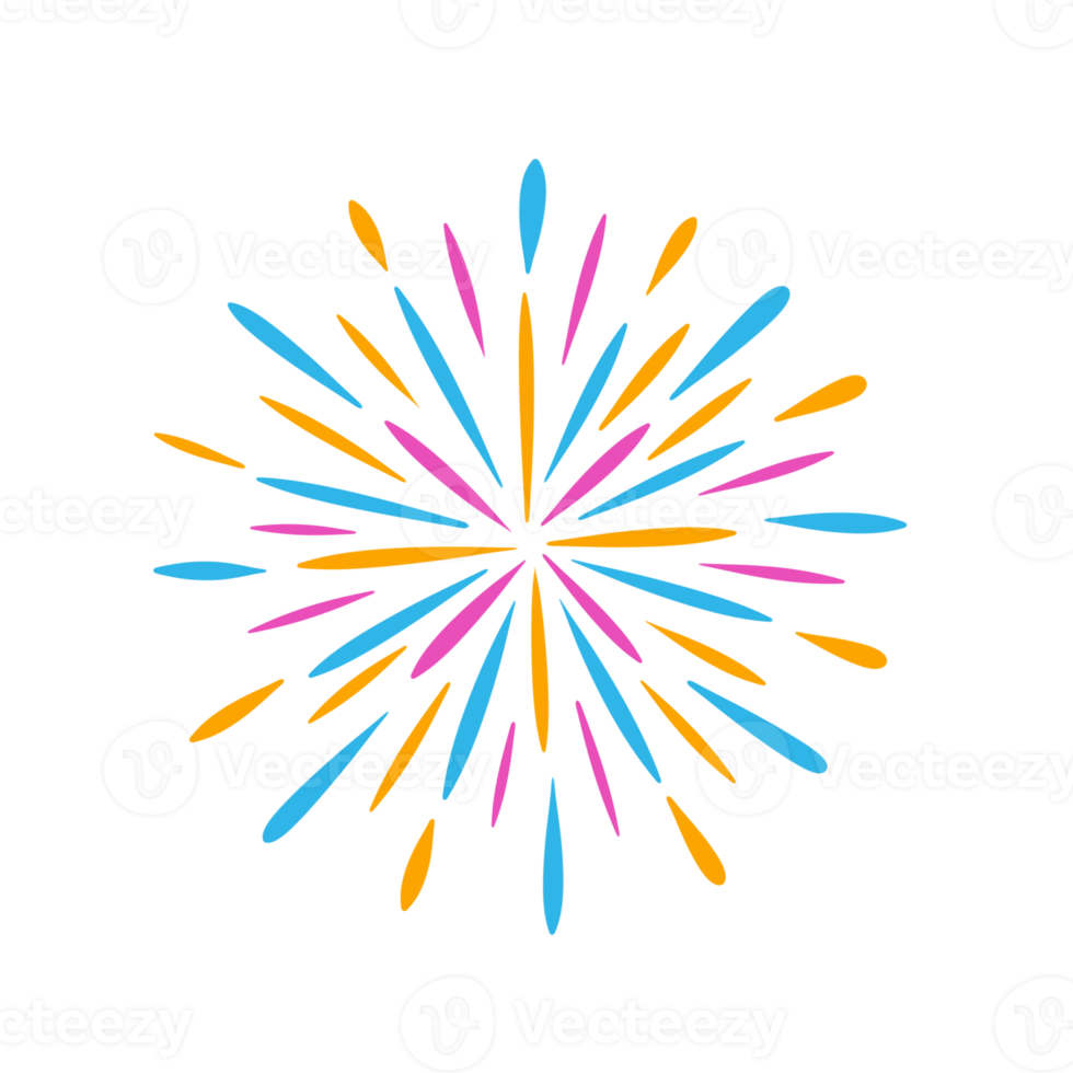 Colourful fireworks icon. png