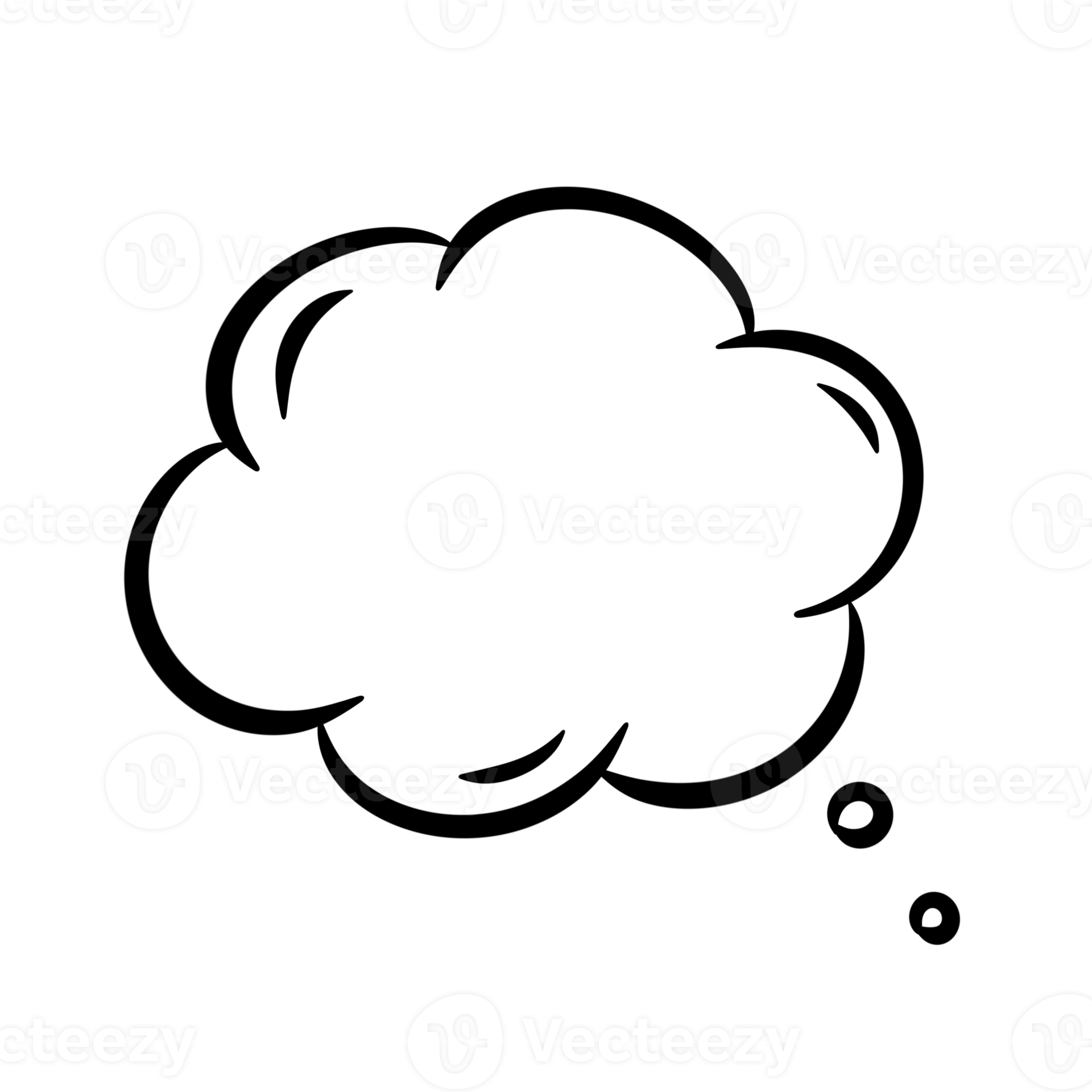 Speech bubble line. 18819198 PNG