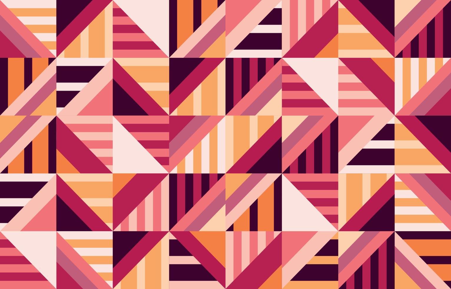 Pink Geometric Seamless Pattern Background vector