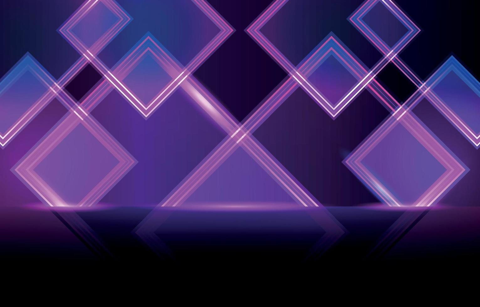 Geometric Neon Lights Background vector