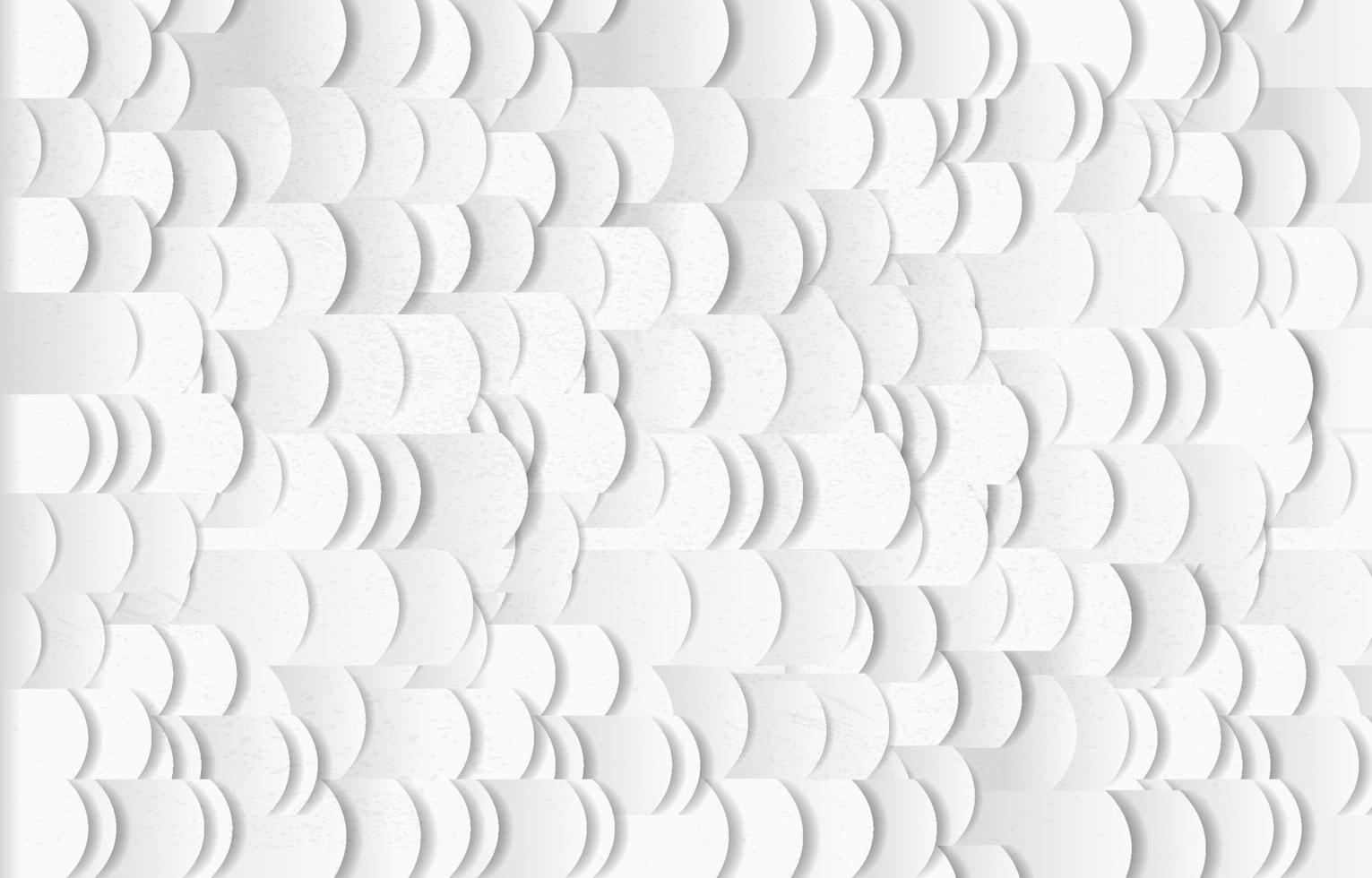 3D White Round Shell Texture vector