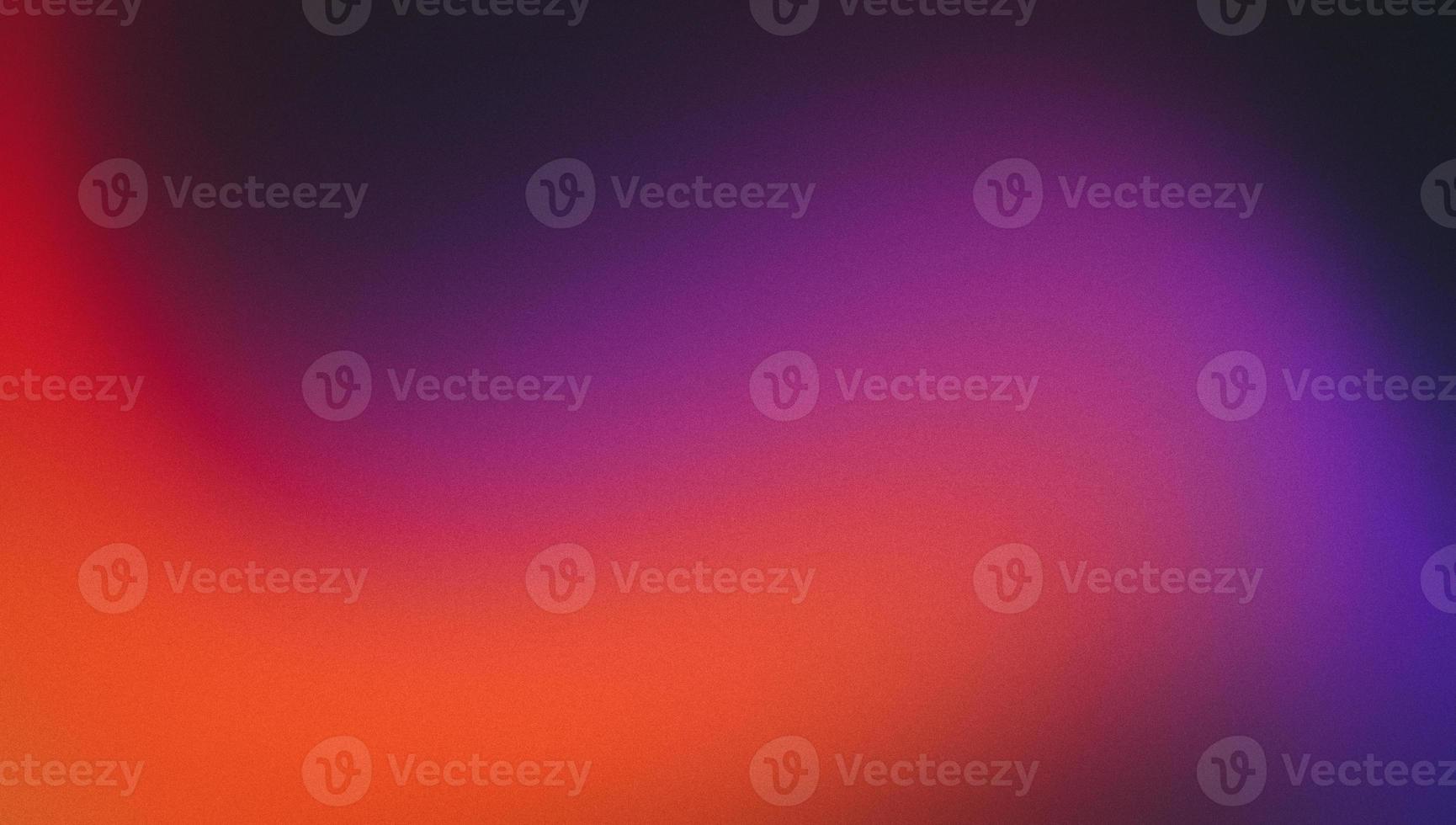 Abstract colors gradient background, red orange purple blurred wave on dark, grain texture effect, copy space photo