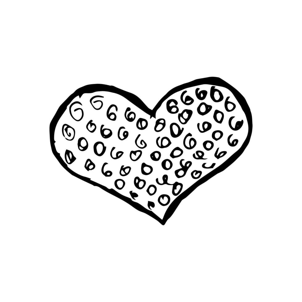 Sketch Scribble Heart. Hand drawn Pencil Scribble Hearts. Vector illustration