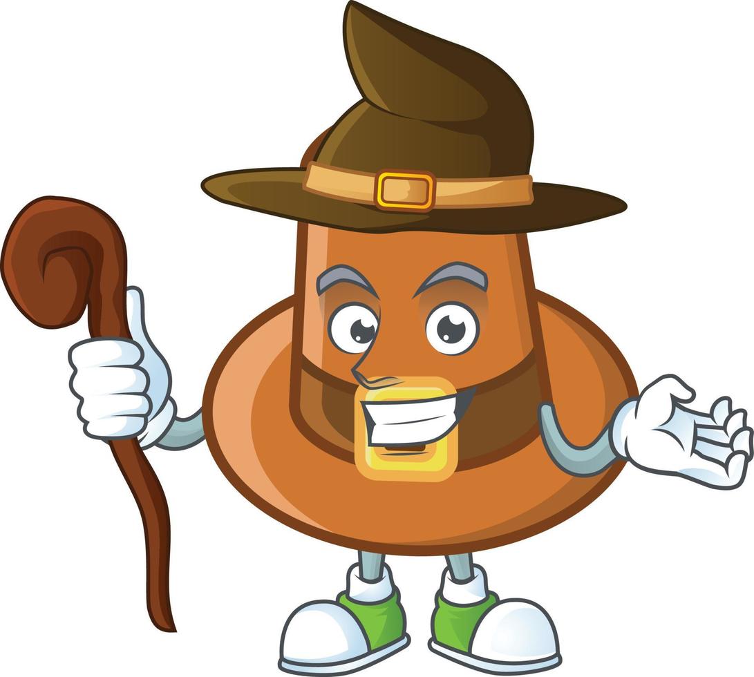 Brown Pilgrim Hat Vector