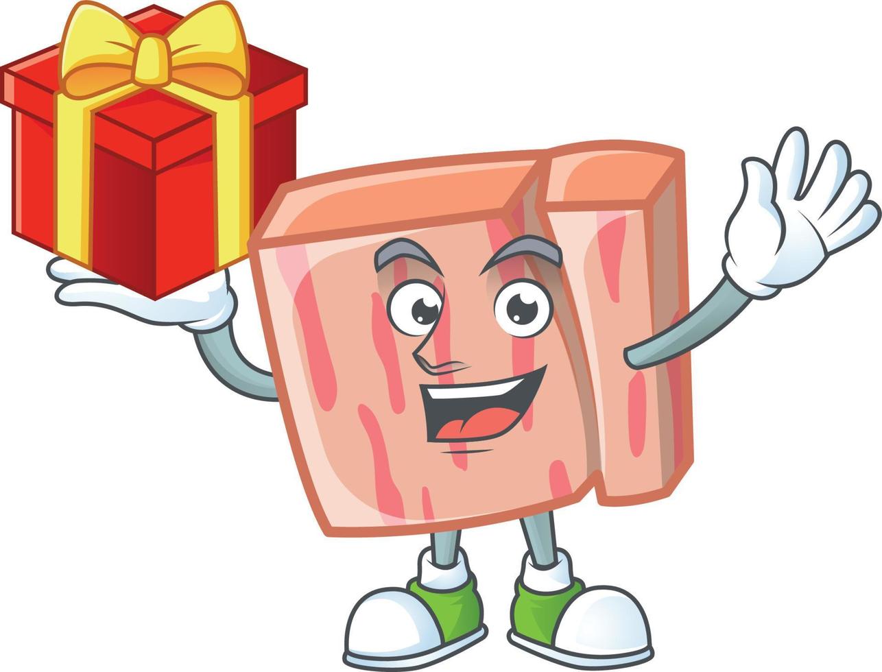 Fresh Meat Cartoon Vector