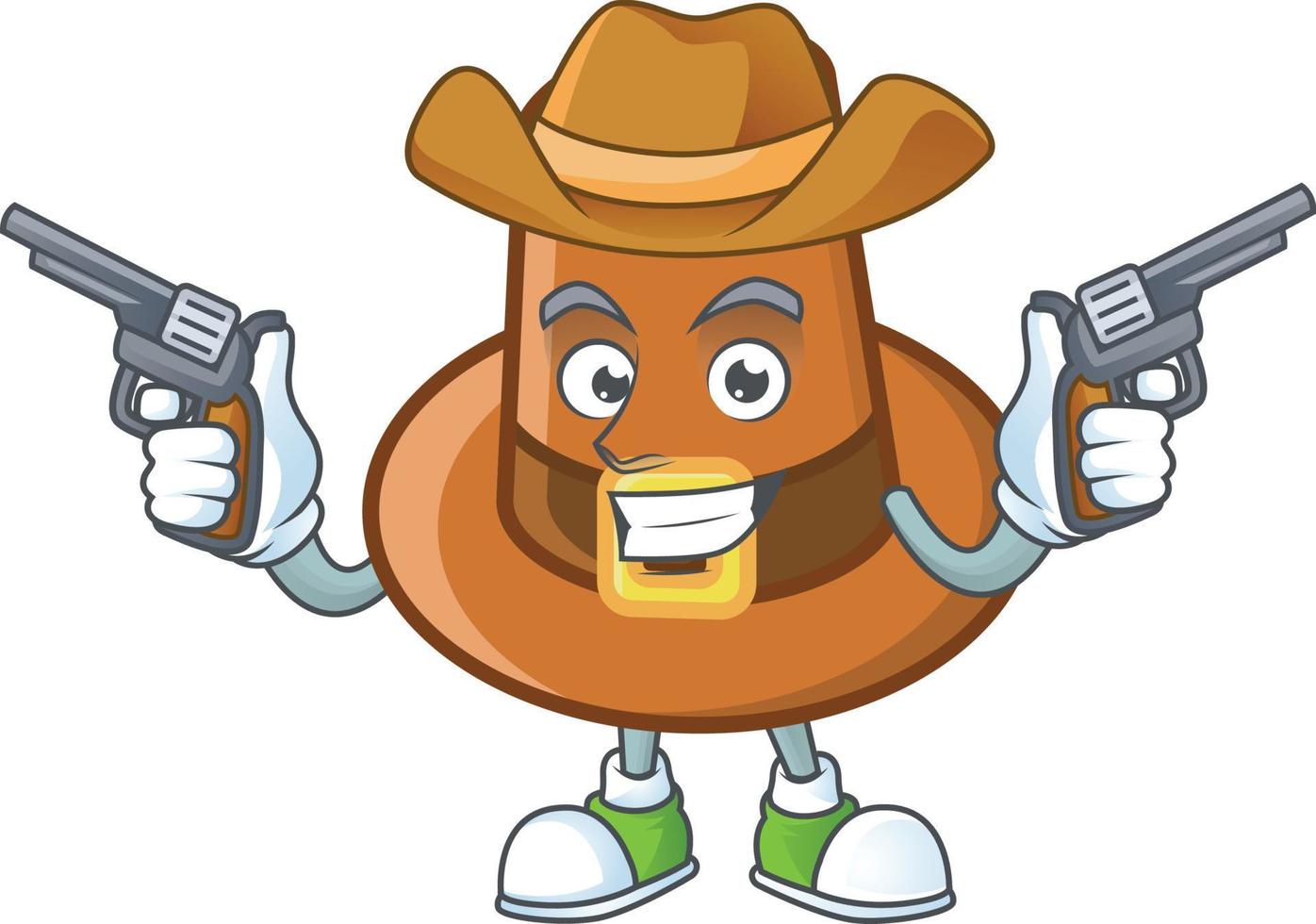 Brown Pilgrim Hat Vector