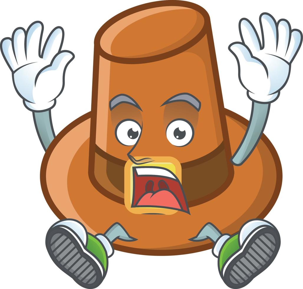 Brown Pilgrim Hat Vector