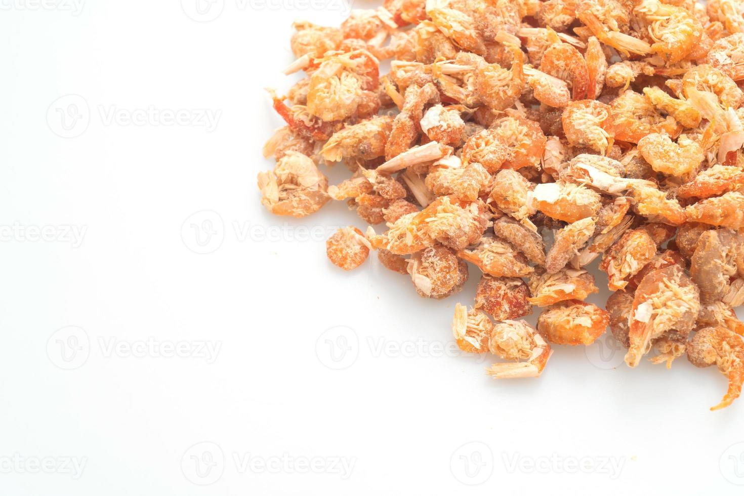 dried shrimps or dried salted prawn photo