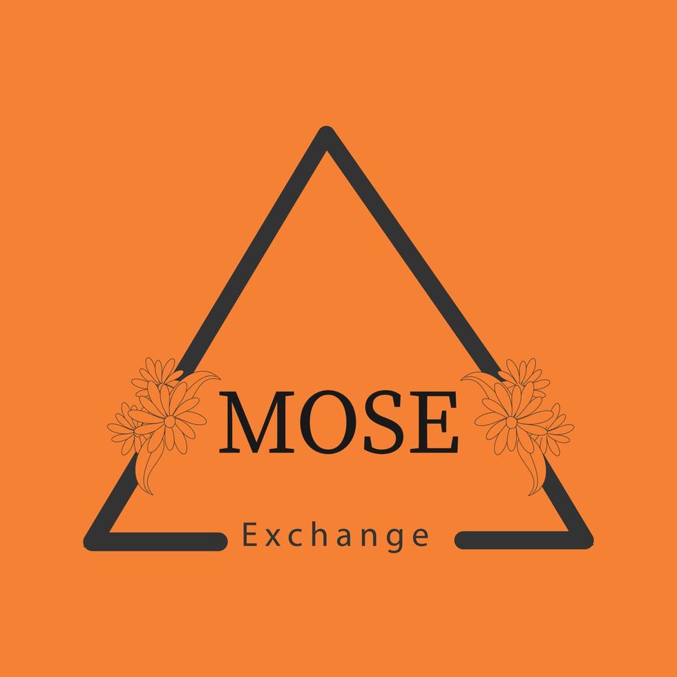 Mose logo design vector