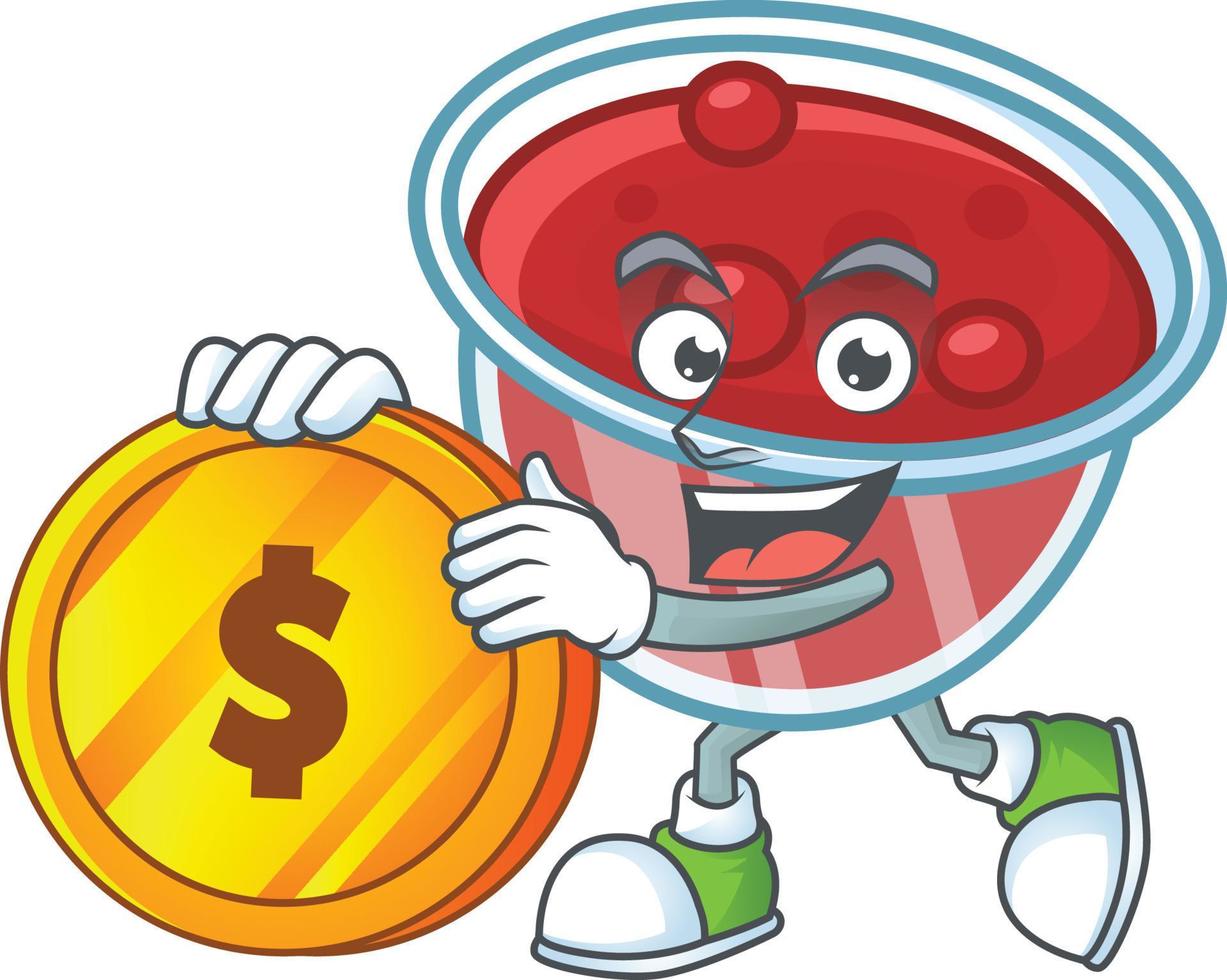 Canberries Sauce Vector