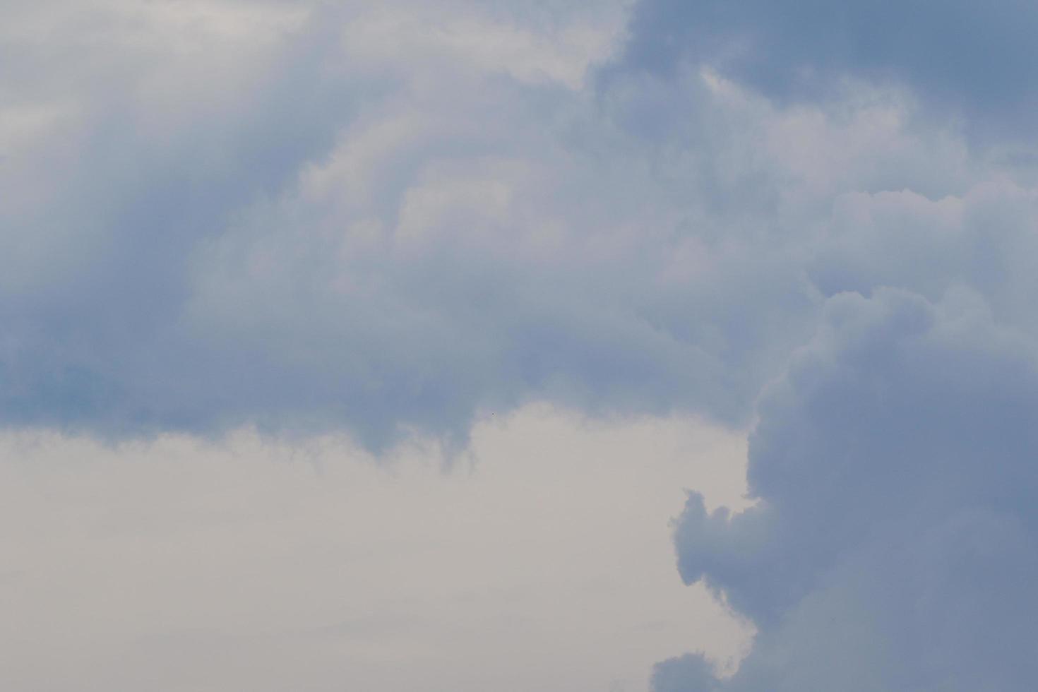 Stormy weather and dark clouds photo