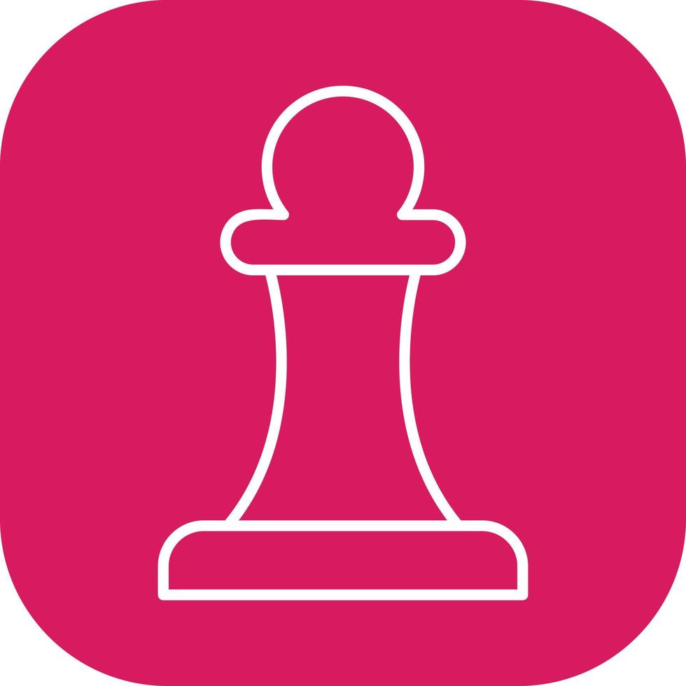 Unique Pawn Vector Icon