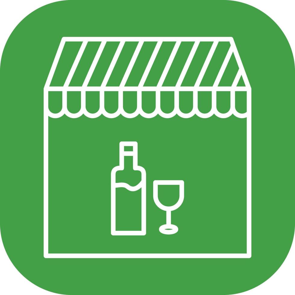 Unique Cafe and Bar Vector Icon