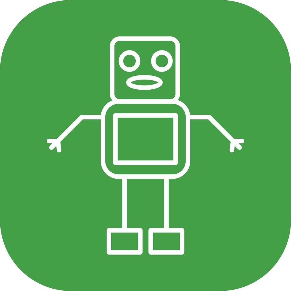Unique Robot Vector Icon