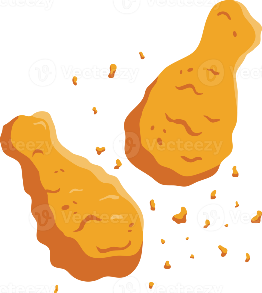 Fried chicken leg png