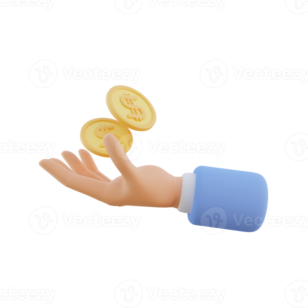 3D Shopping Illustration png