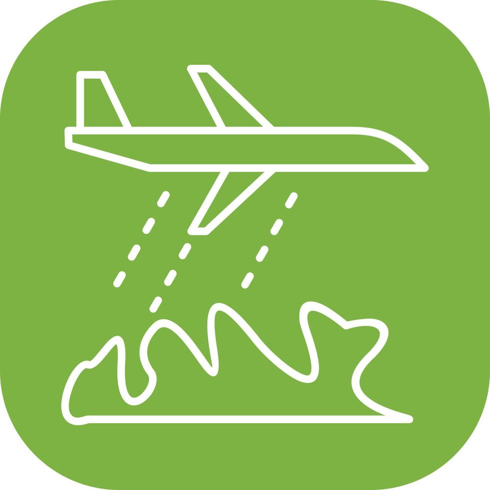 Unique Firefighter Plane Vector Icon