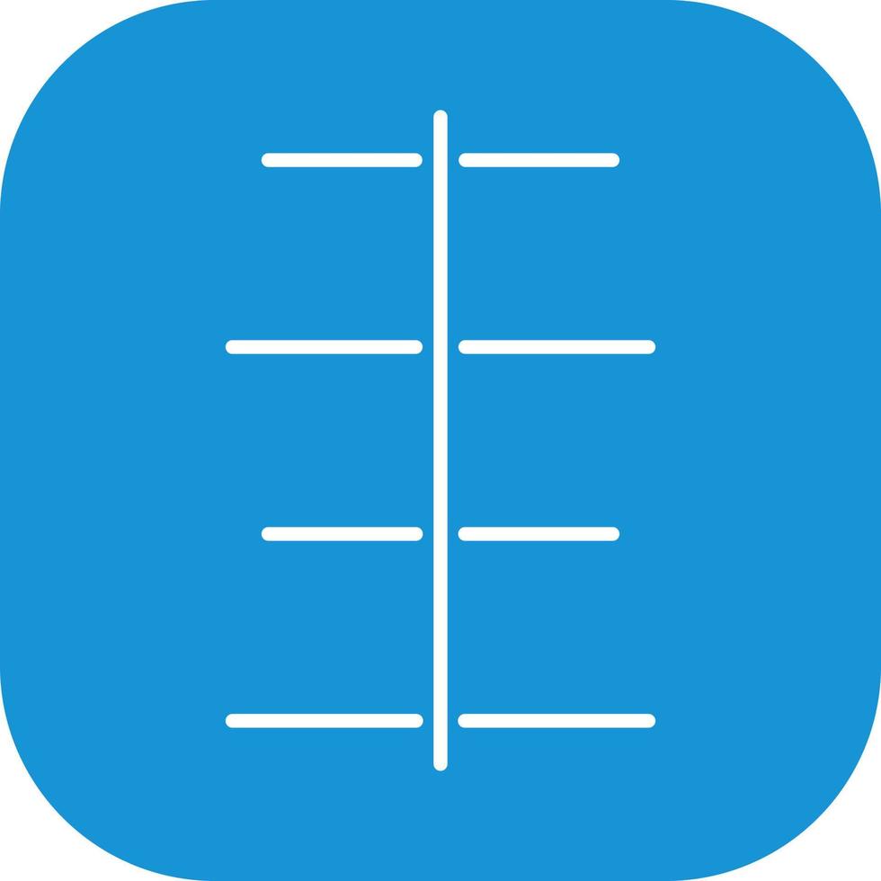 Unique Center Align Vector Icon