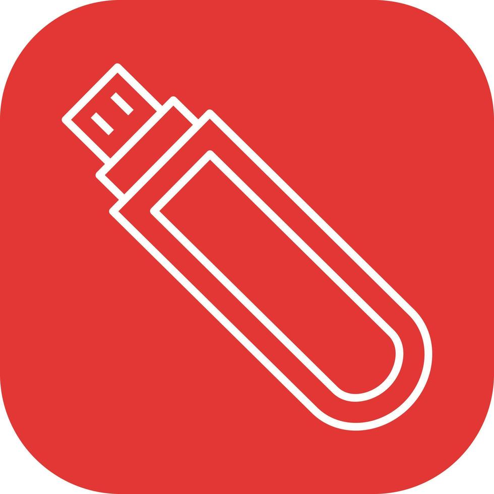 Unique USB Drive Vector Icon