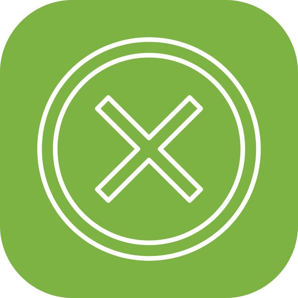 Do Not Cross Vector Icon