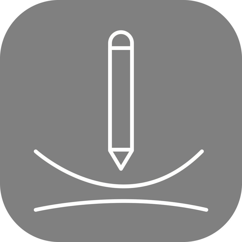 Draw Curve Vector Icon