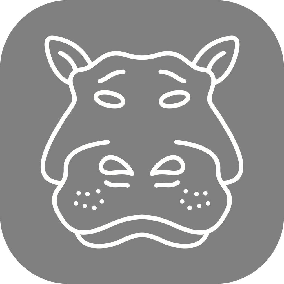 Hippo Vector Icon