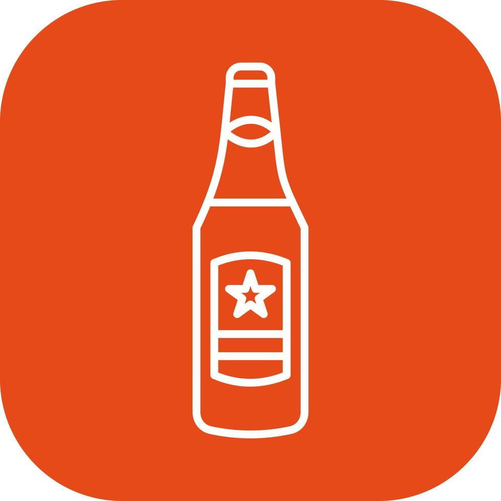 Beer Bottle Vector Icon