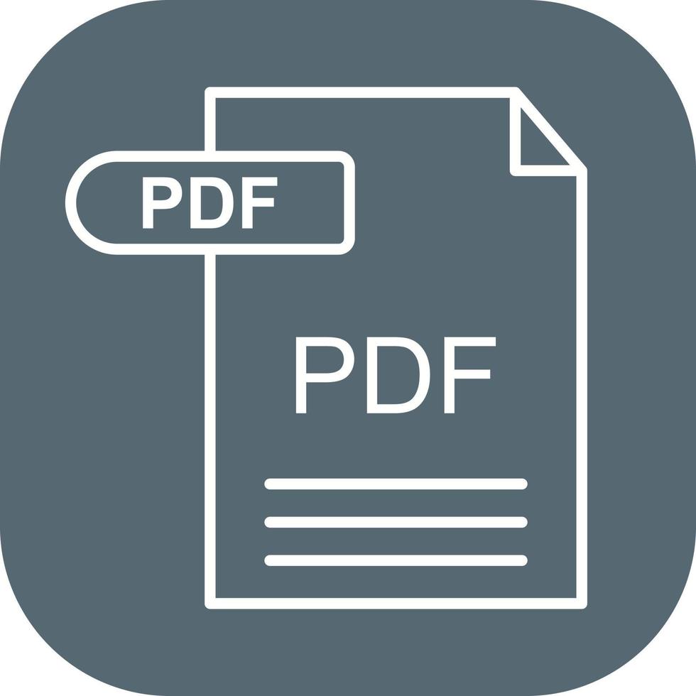 icono de vector de pdf