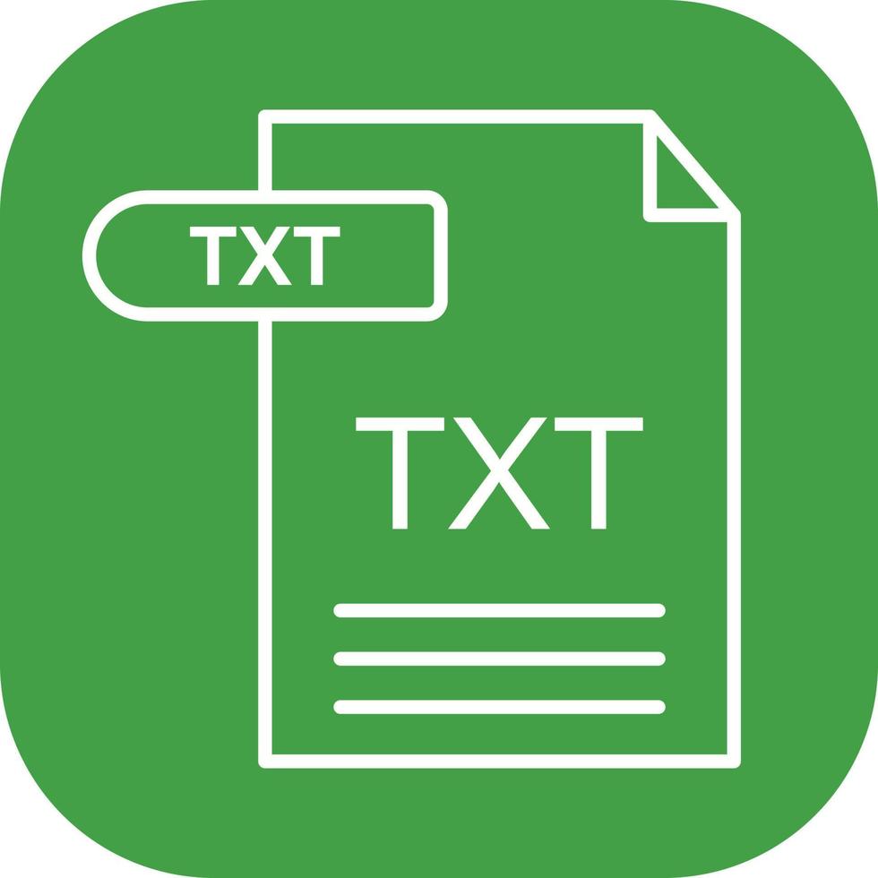 TXT Vector Icon