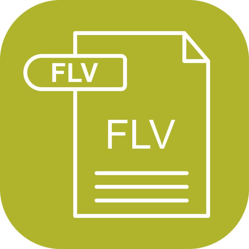 FLV Vector Icon