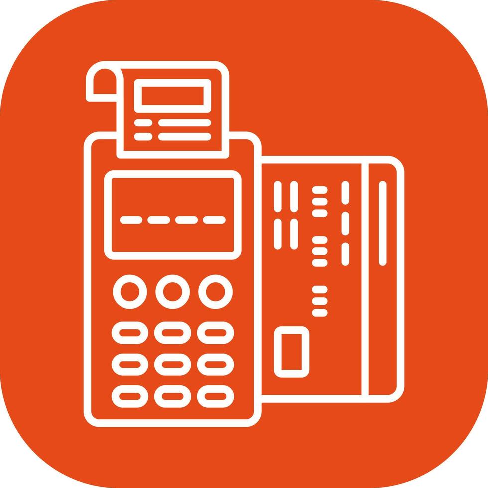 Pos Terminal Vector Icon