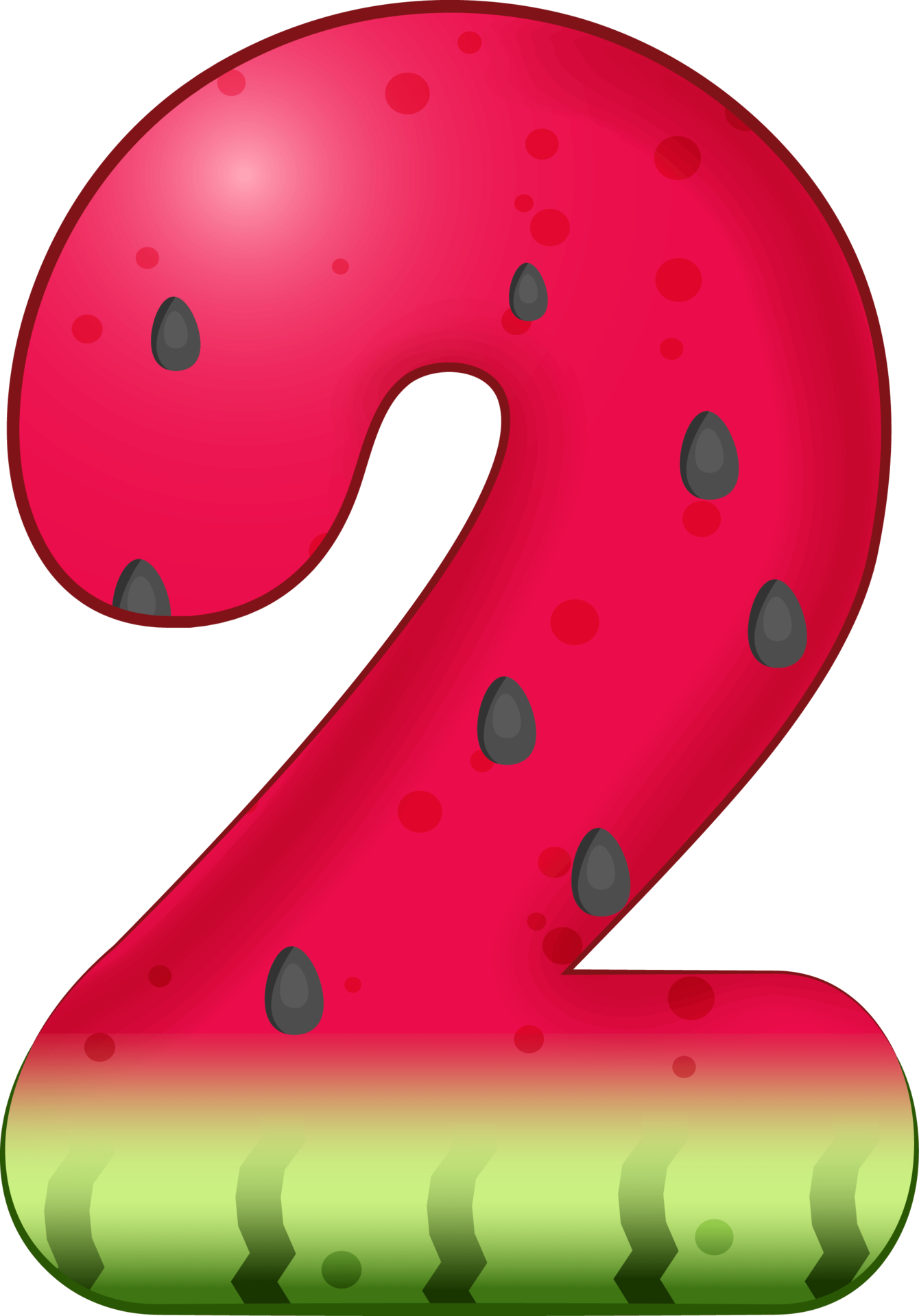 Watermelon Numbers Svg Png Dxf Files So Fontsy Porn Sex Picture