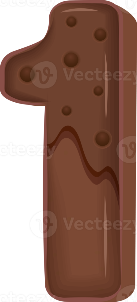 Chocolate Number 1 png