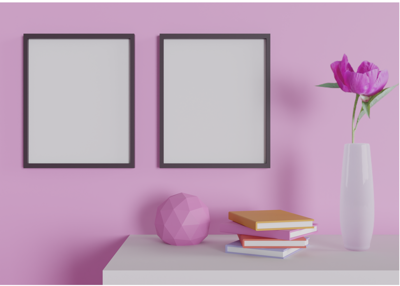 ontwerp 3d renderen interieur mockup png