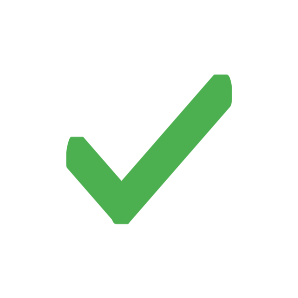 green check mark button without text 18824865 PNG