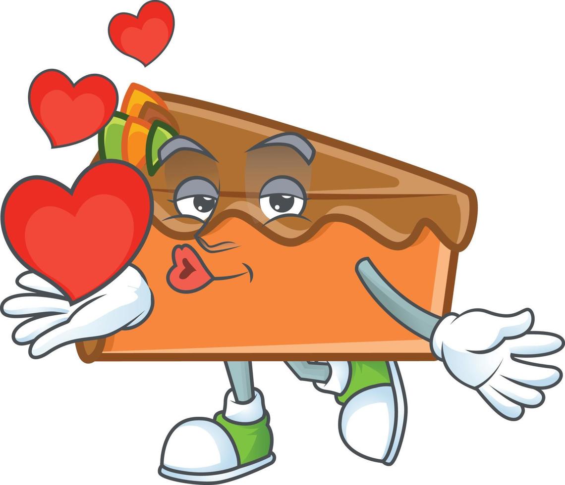 Slice Cake Thanksgiving Vector
