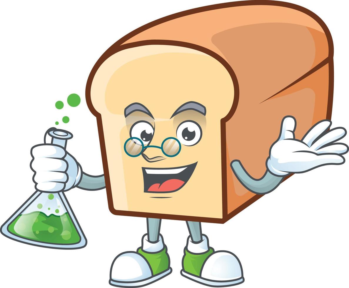 White Bread Of Cartoon Vector