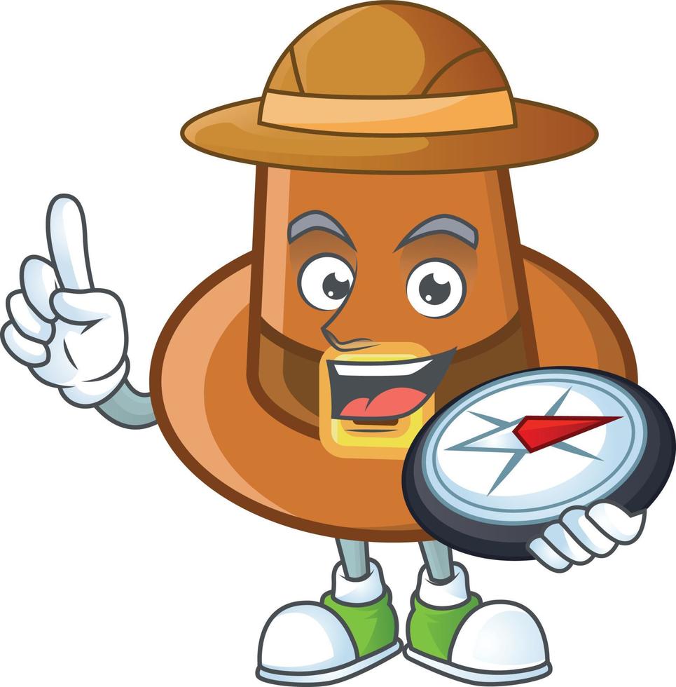 Brown Pilgrim Hat Vector