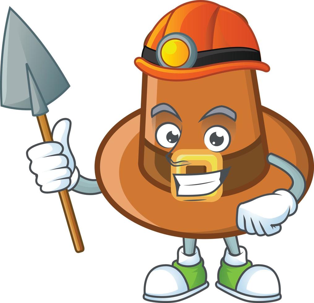Brown Pilgrim Hat Vector