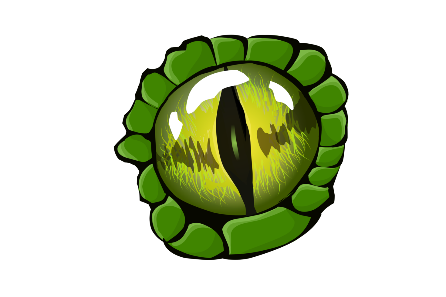 fantasy reptile eye illustration png