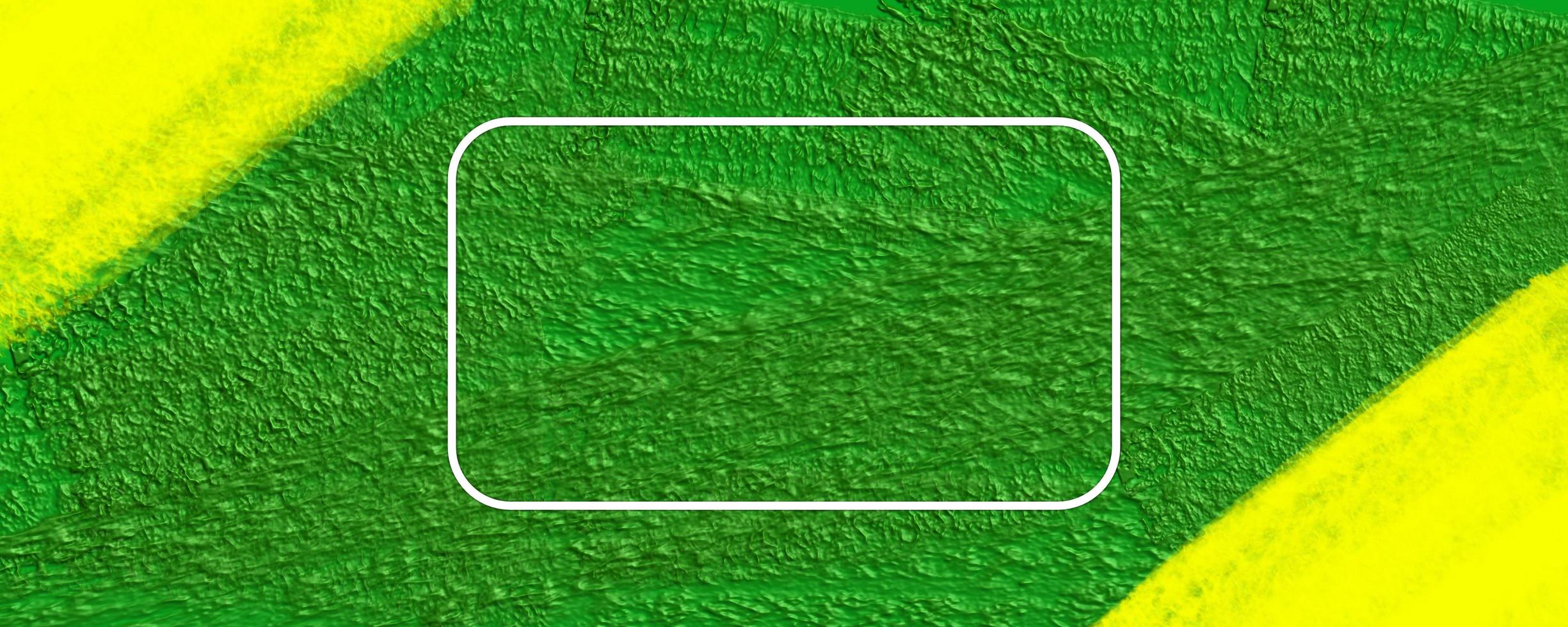 Abstract wallpaper paint brush for banner green colors, brazilian flag style photo