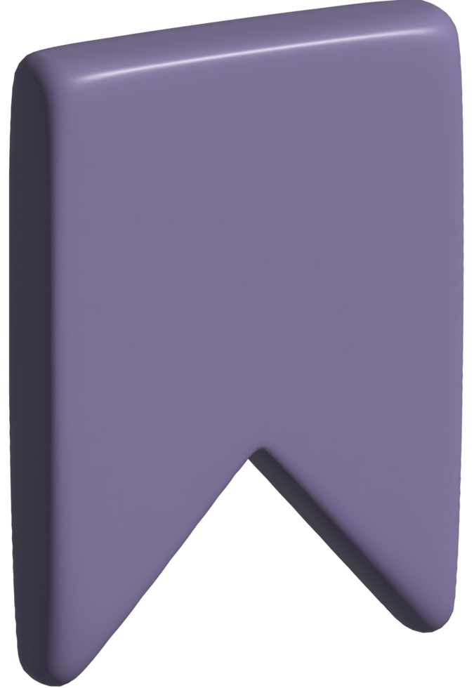 3d illustration of bookmark png